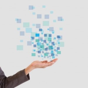 hand-woman-input-data-blue blocks-19805866_s