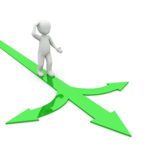 figure tough time with decision making which way go