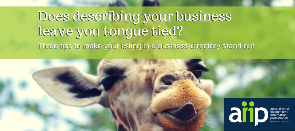 If describing your business leaves you tongue tied, try these three tips for making your business listing stand out