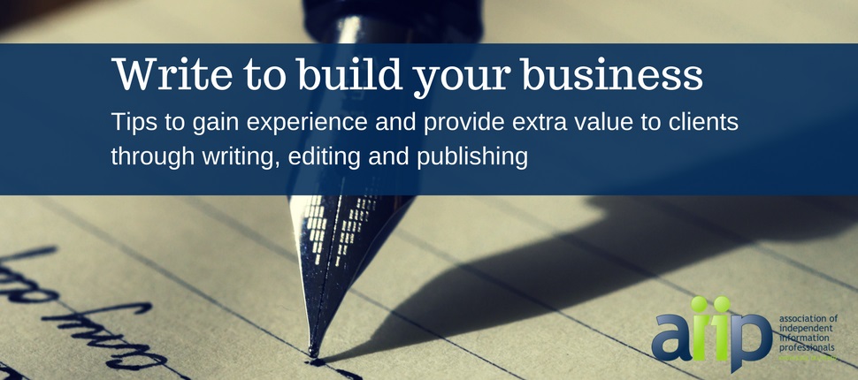 tips to gain experience and provide extra value through writing, editing and publishing