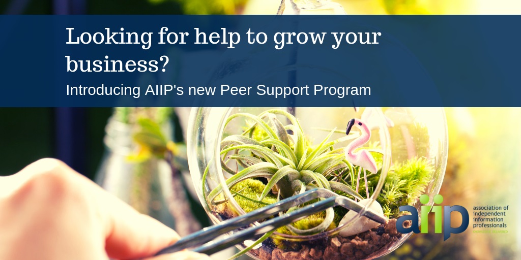 Looking for help to grow your business? Introducing AIIP's new peer support program