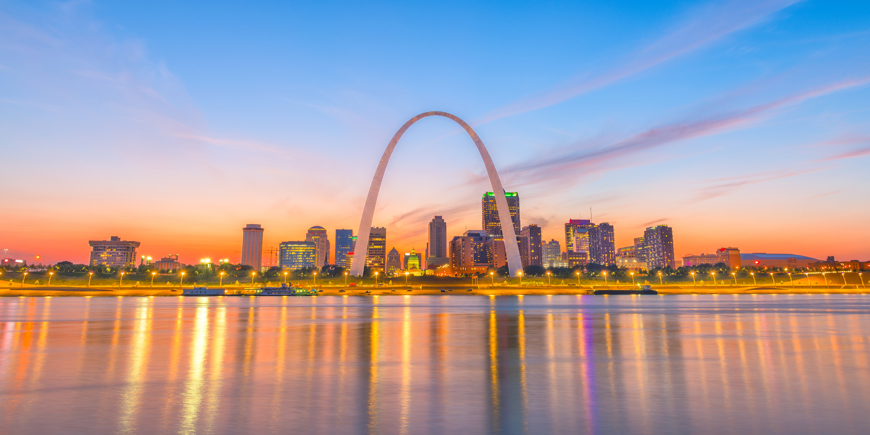 St. Louis Archway and skyline.